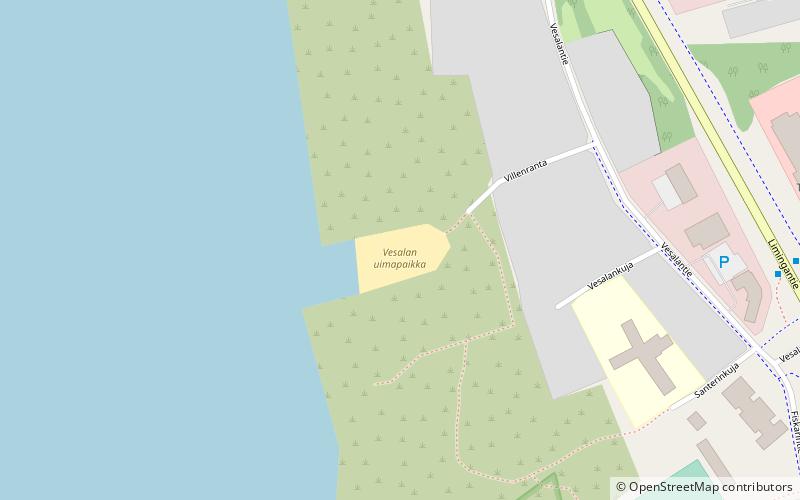 vesalan uimapaikka oulu location map
