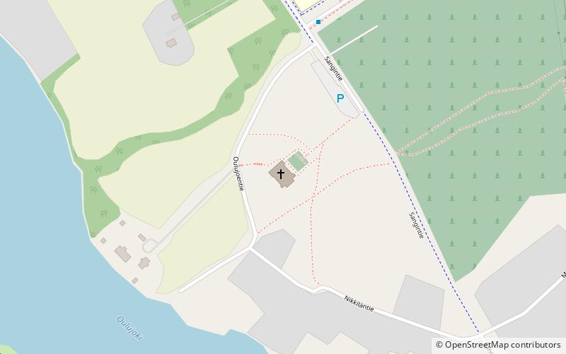 Oulujoki Church location map