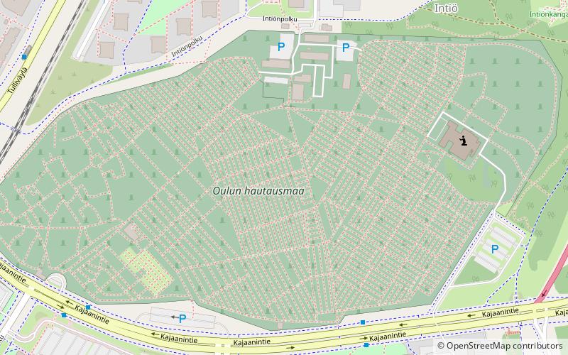 Oulu Cemetery location map