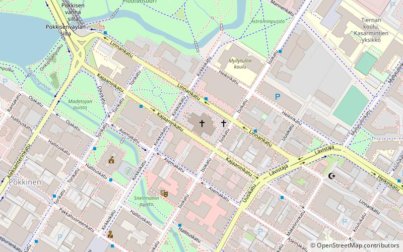Oulu Cathedral location map