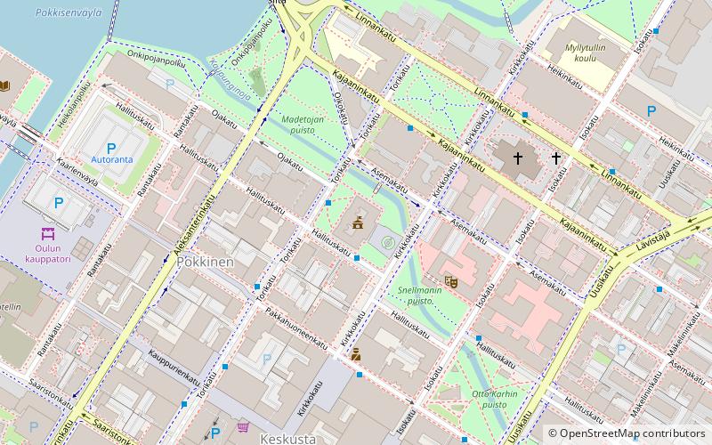 Oulu City Hall location map