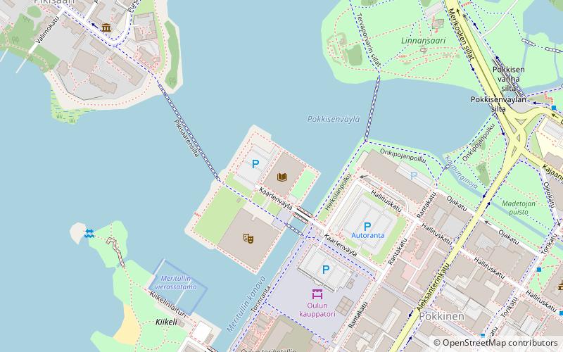 Oulu City Library location map