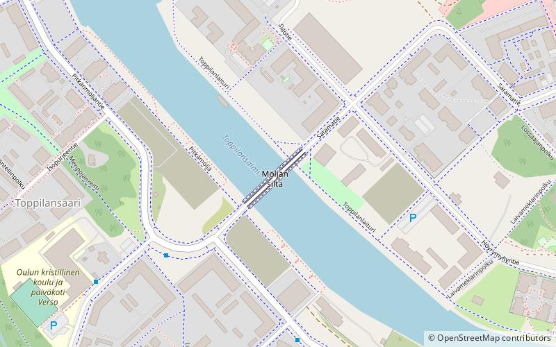 Möljä Bridge location map