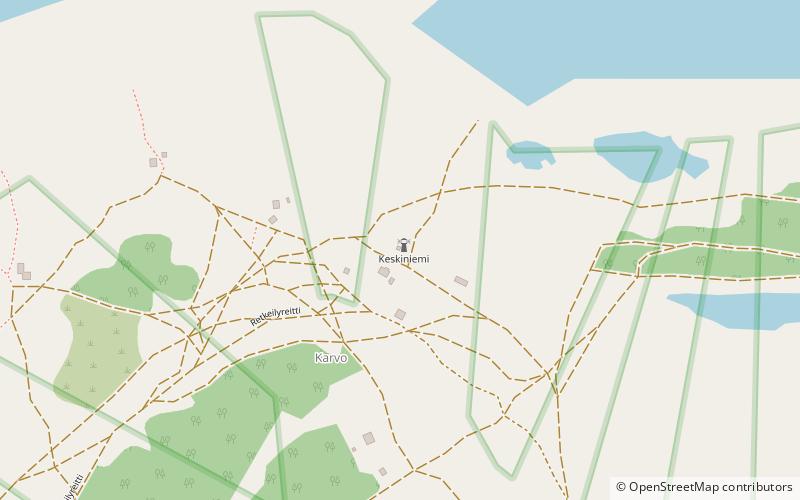 Keskiniemi Light location map