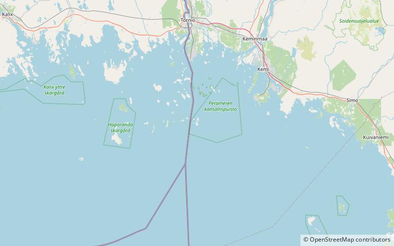 selka sarvi bothnian bay national park location map