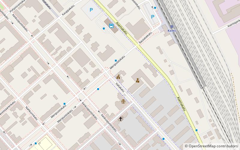 city hall kemi location map