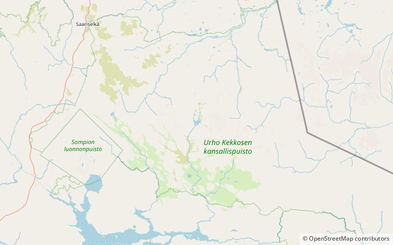 Luirojärvi location map