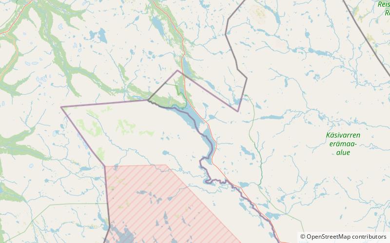 Lake Kilpisjärvi location map