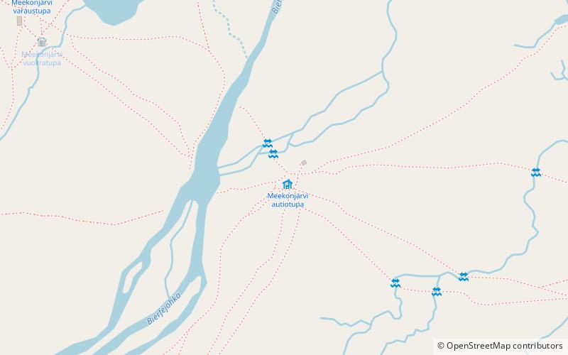 meekonjarvi open wilderness hut kasivarsi wilderness area location map
