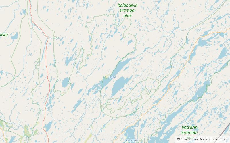 Lake Iijärvi location map