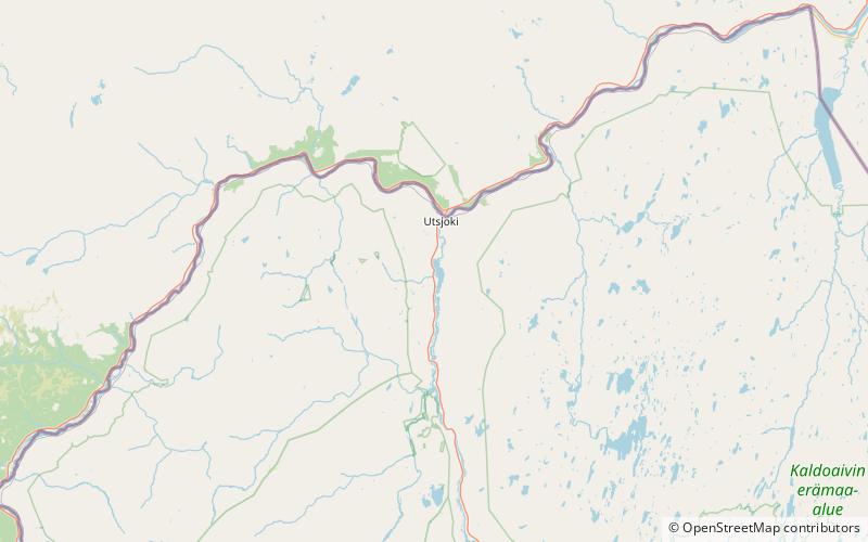 Utsjoki Church location map