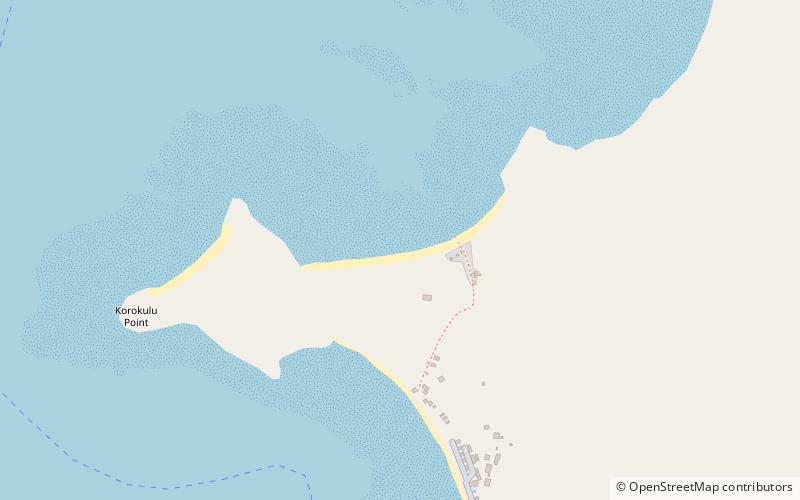 honeymoon beach naviti location map