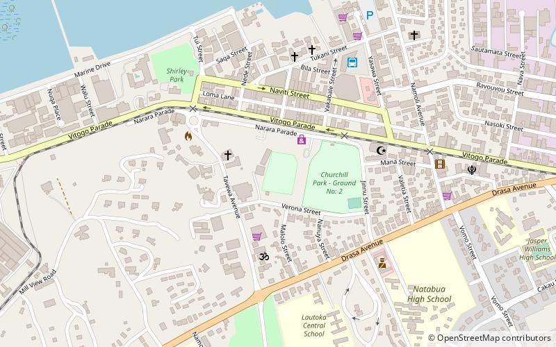 Churchill Park location map
