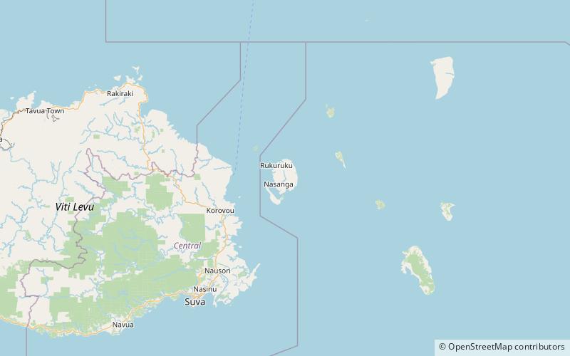 Ovalau location map