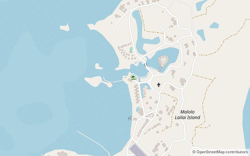 Musket Cove Marina location map