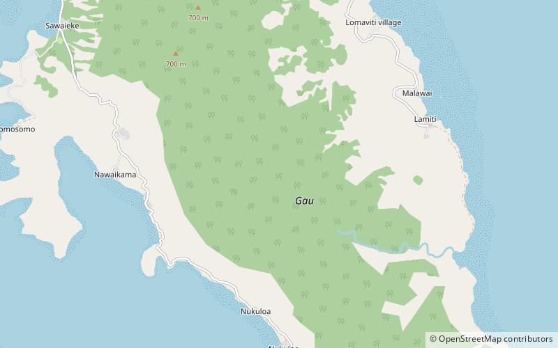 Gau Island location map