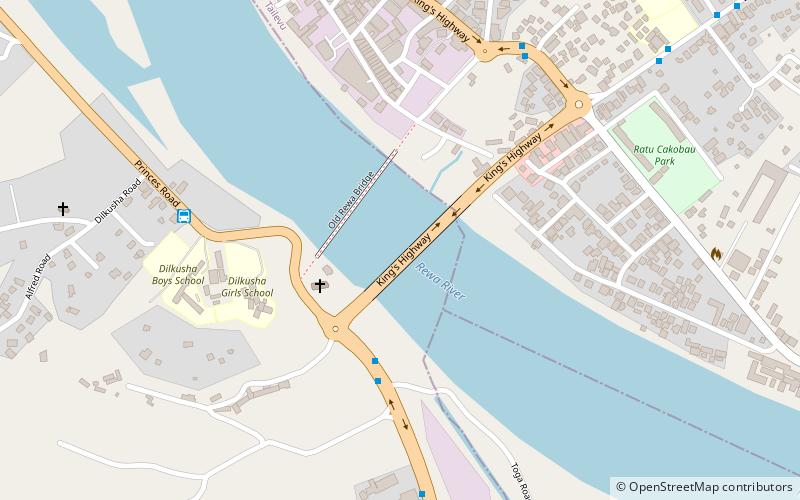 rewa bridge nausori location map