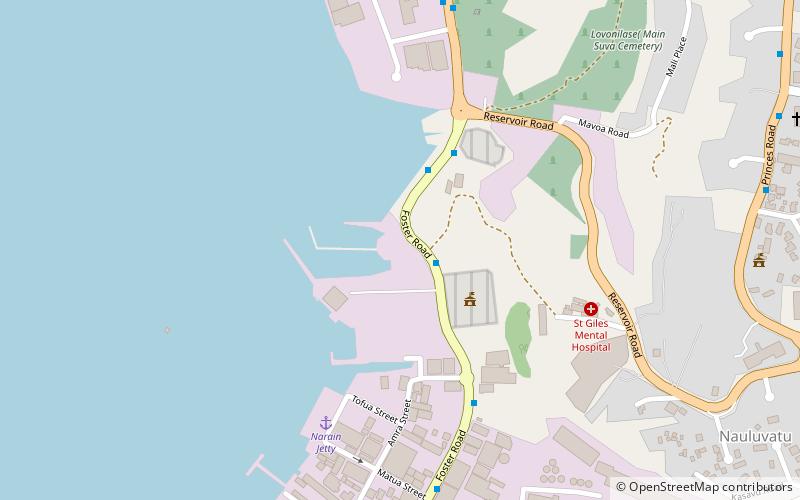 royal suva yacht club location map