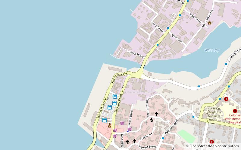 suva harbor location map