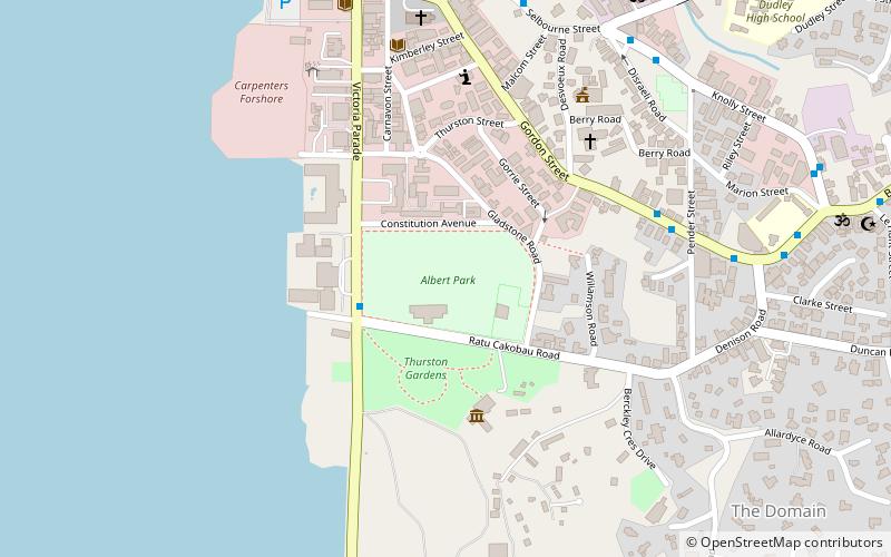 Albert Park location map