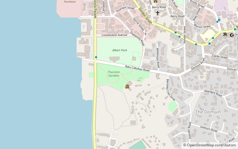 Jardines Thurston location map