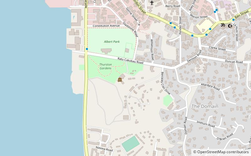 Fiji Museum location map