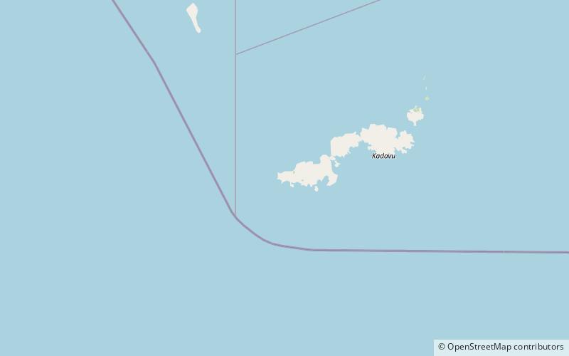 mount buke levu kadavu island location map