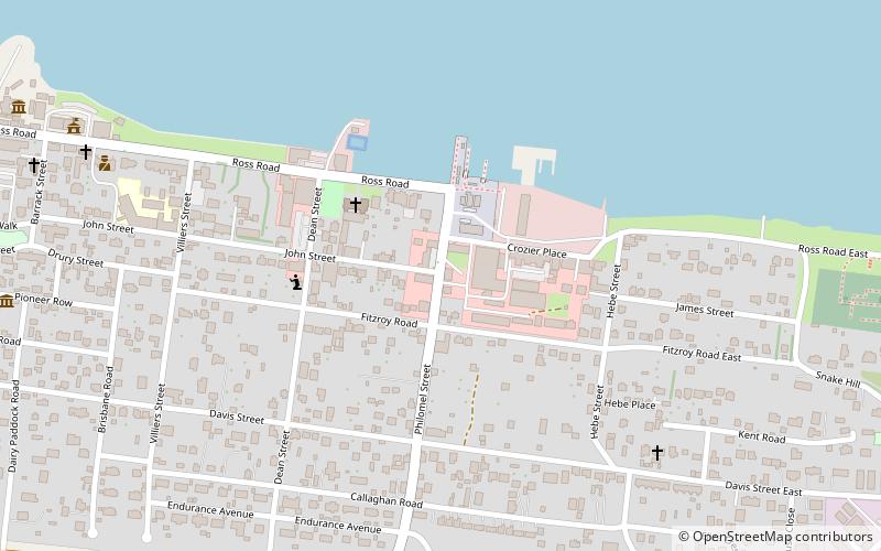 Puerto Argentino/Stanley location map