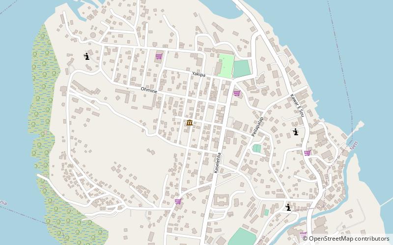 pohnpei lidorkini museum kolonia location map