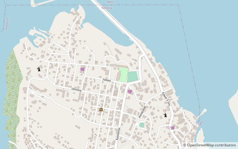 japanese elementary school for ponapean children kolonia location map