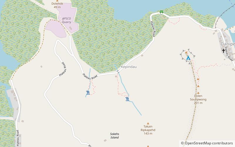 eel pool pohnpei location map
