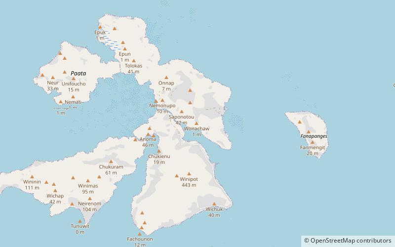 wonachaw tol island location map