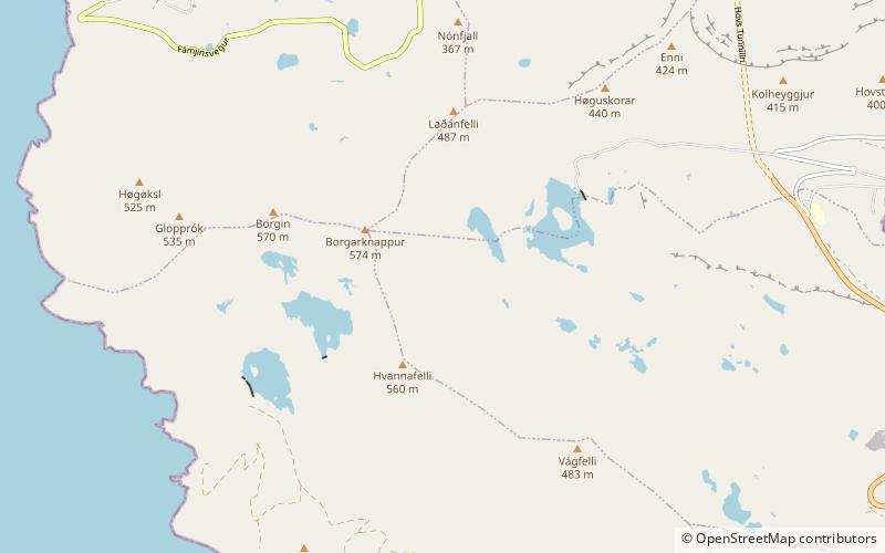 Borgarknappur location map