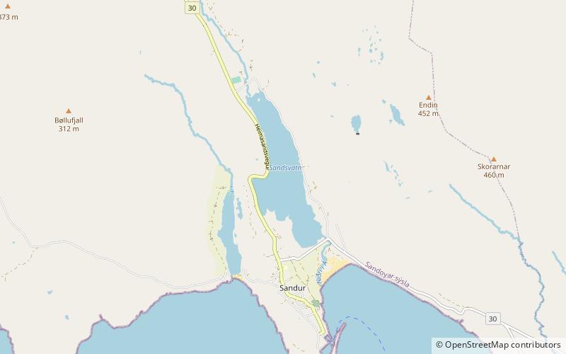 Sandsvatn location map