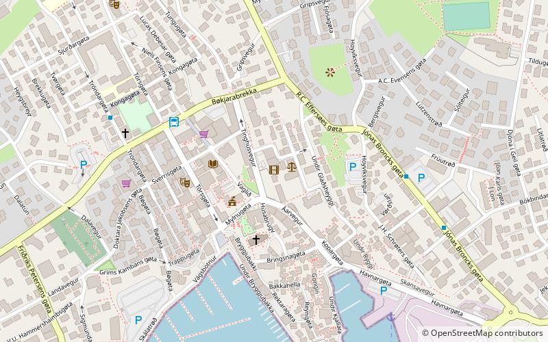 Tórshavn Cathedral location map