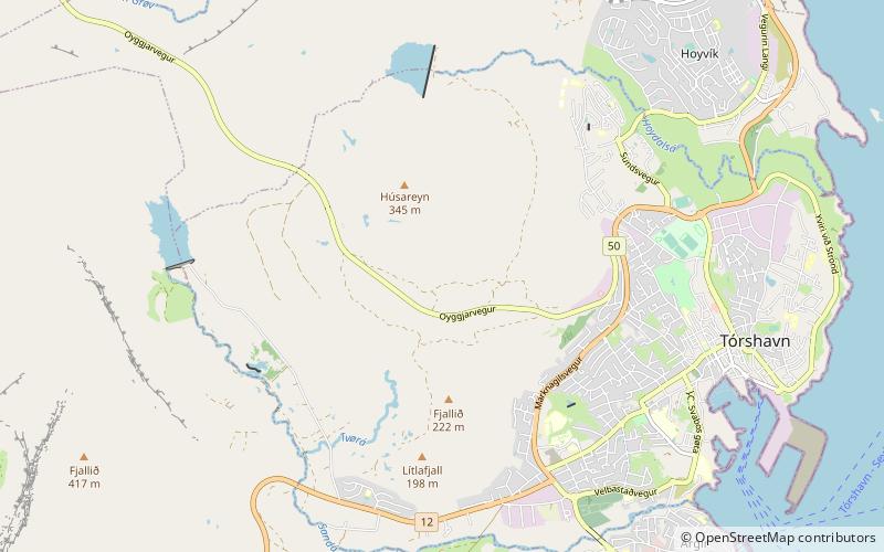 Húsareyn location map