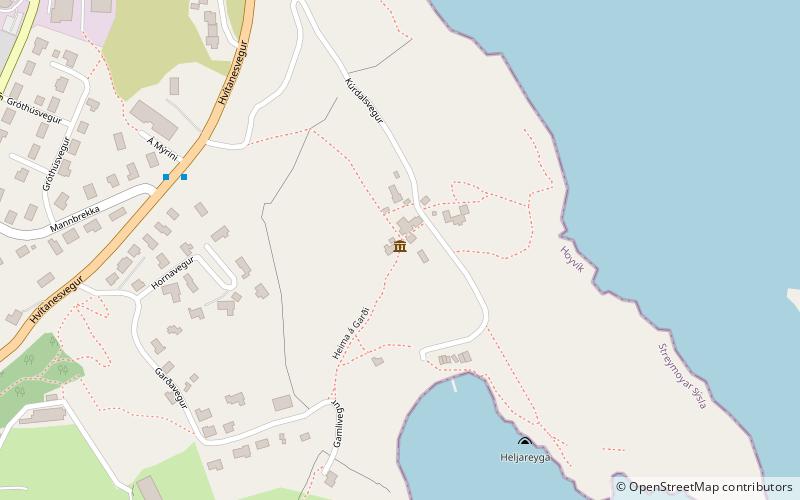 Savn-Museum location map