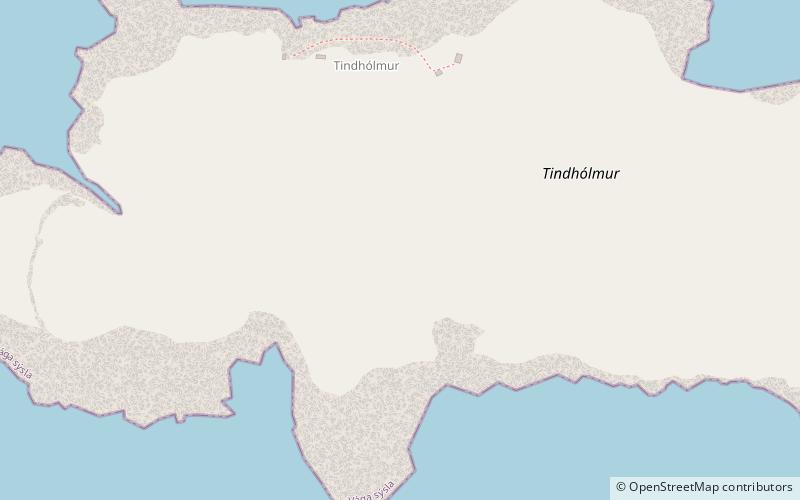Tindhólmur location map