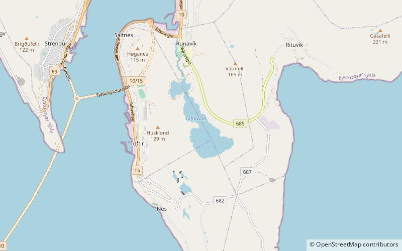Toftavatn location map