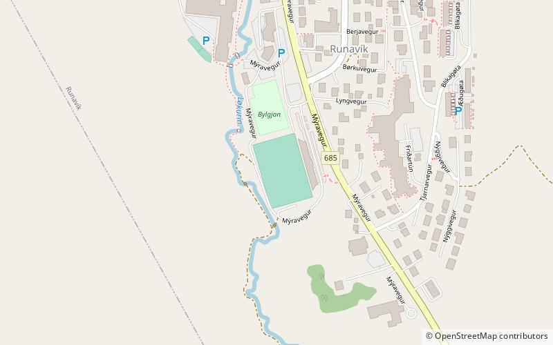 runavik stadium location map