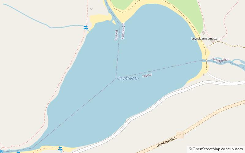 lake leynar streymoy location map