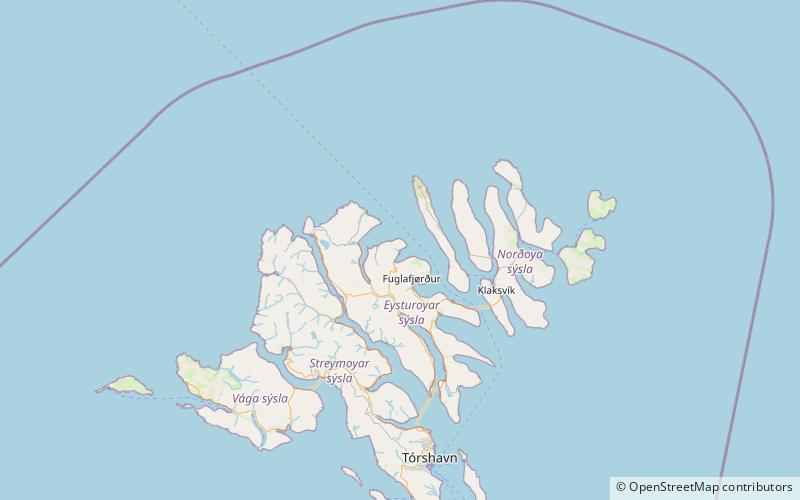 Oyndarfjørður location map