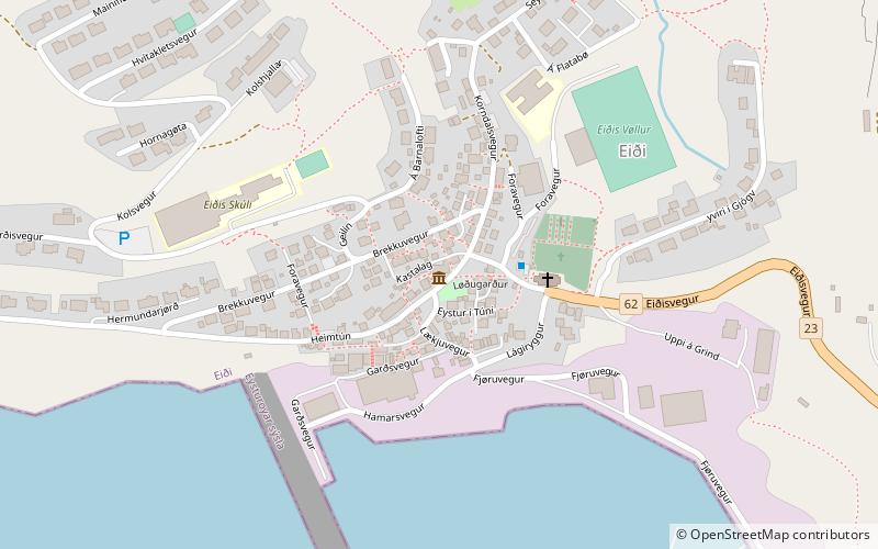 Látrið location map