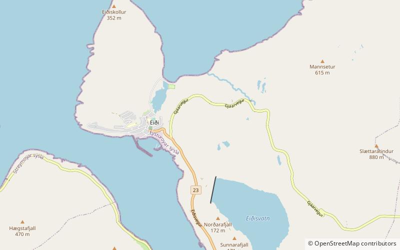 LORAN-C transmitter Ejde location map