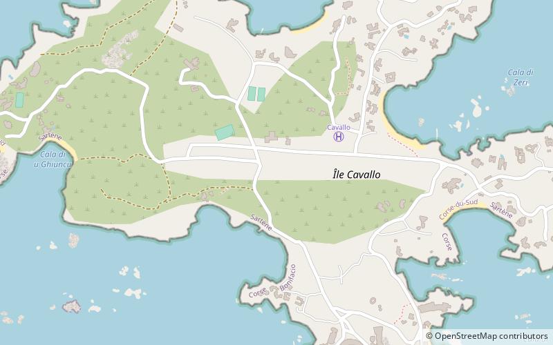 Cavallo Island location map
