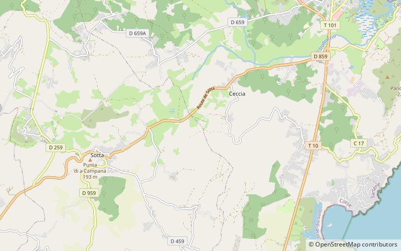 Casteddu di Tappa location map