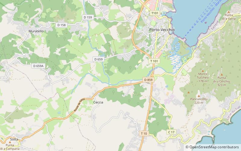 tivulaghju location map