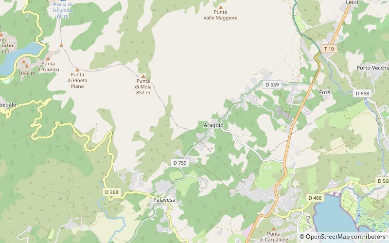 Araghju location map