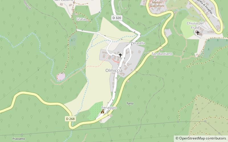 Olmiccia location map