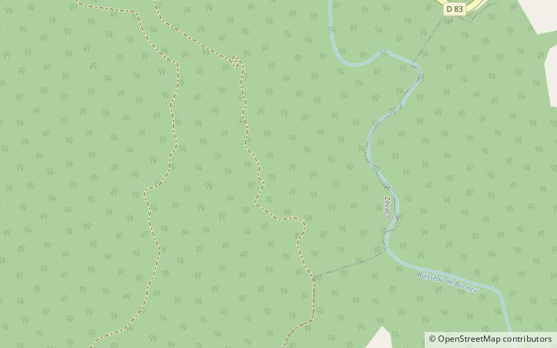 zevaco regionaler naturpark korsika location map